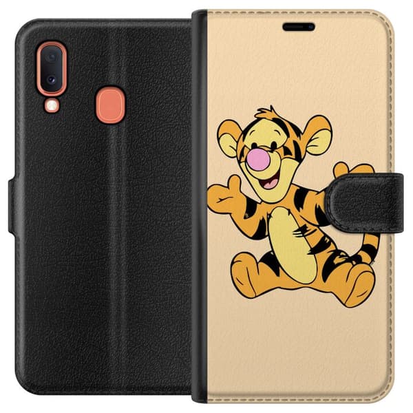 Kompatibelt Lommeboketui til Samsung Galaxy A20e Winnie Puh