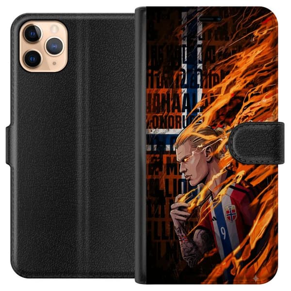 Kompatibelt Plånboksfodral till Apple iPhone 11 Pro Max Dynamiskt fotbollsmotiv