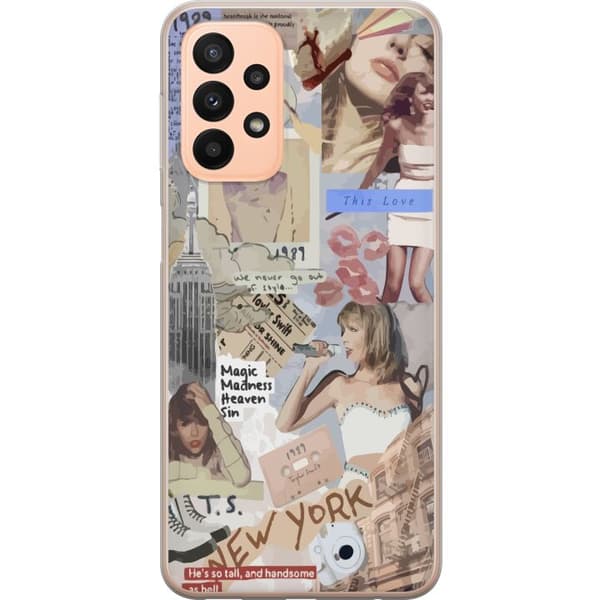 Kompatibelt Mobilskal till Samsung Galaxy A23 Taylor Swift