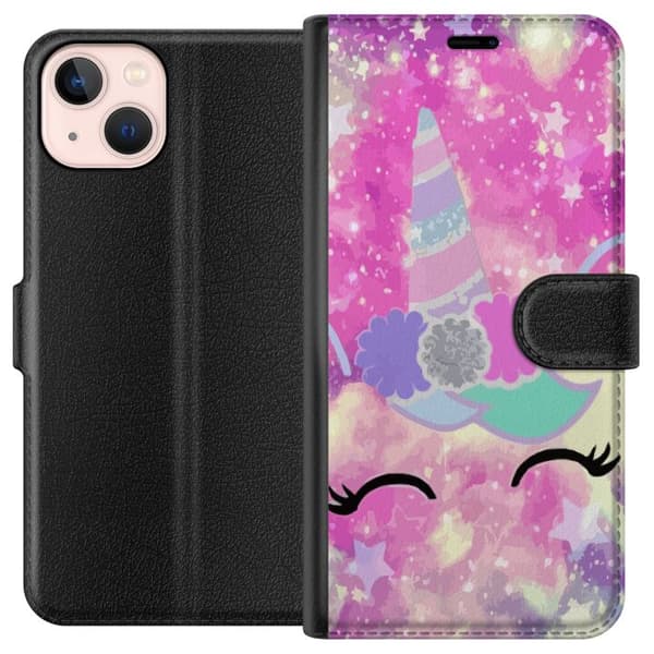 Kompatibelt Plånboksfodral till Apple iPhone 13 mini Unicorn Enhörning