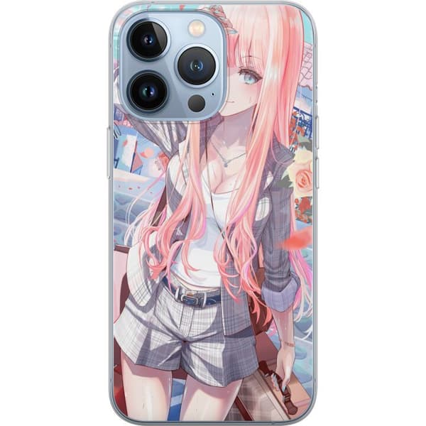 Kompatibelt Mobildeksel til Apple iPhone 13 Pro Anime jente søt