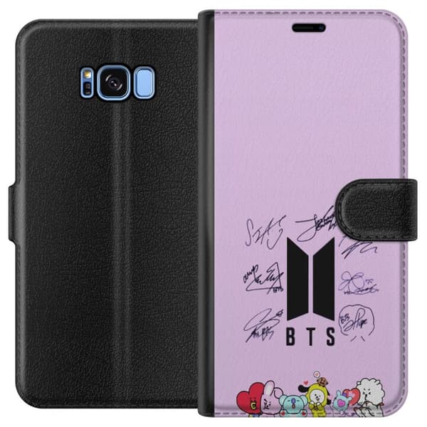 Kompatibel Tegnebogsetui til Samsung Galaxy S8 BTS