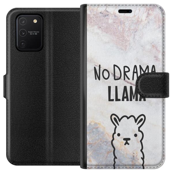 Kompatibelt Lommeboketui til Samsung Galaxy S10 Lite Llama Marble