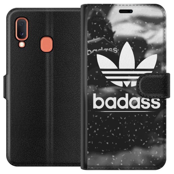 Kompatibelt Plånboksfodral till Samsung Galaxy A20e Adidas