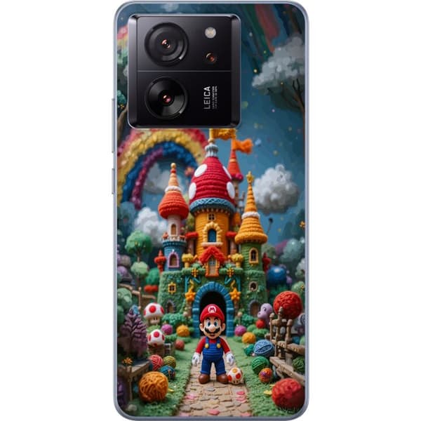 Kompatibelt Mobildeksel til Xiaomi 13T Pro Super Mario-inspirert eventyrtema