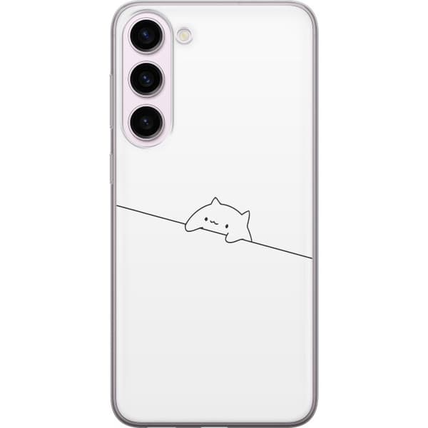 Kompatibelt Mobilskal till Samsung Galaxy S23+ Hjälp Katt