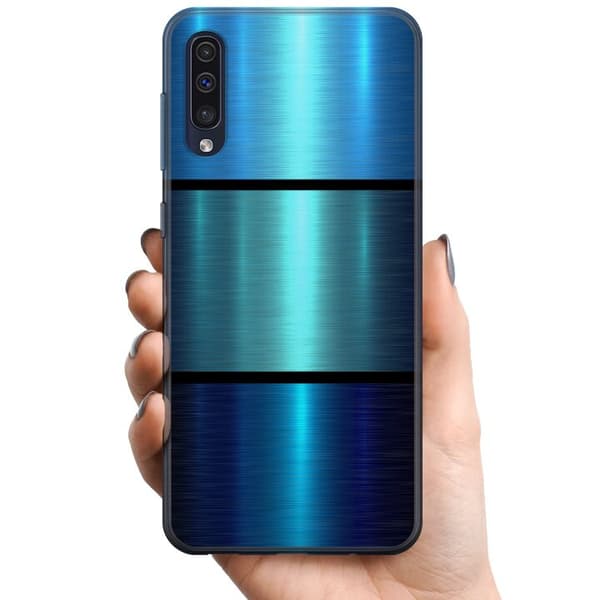 Kompatibelt Mobilskal till Samsung Galaxy A50 Blå