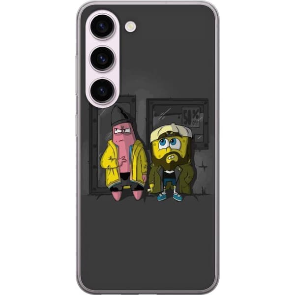 Kompatibelt Mobilskal till Samsung Galaxy S23 Spongebob