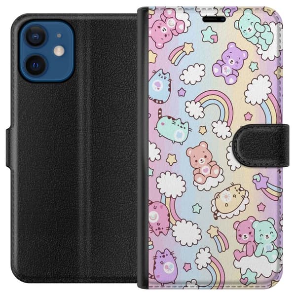 Kompatibel Tegnebogsetui til Apple iPhone 12 mini Kawaii
