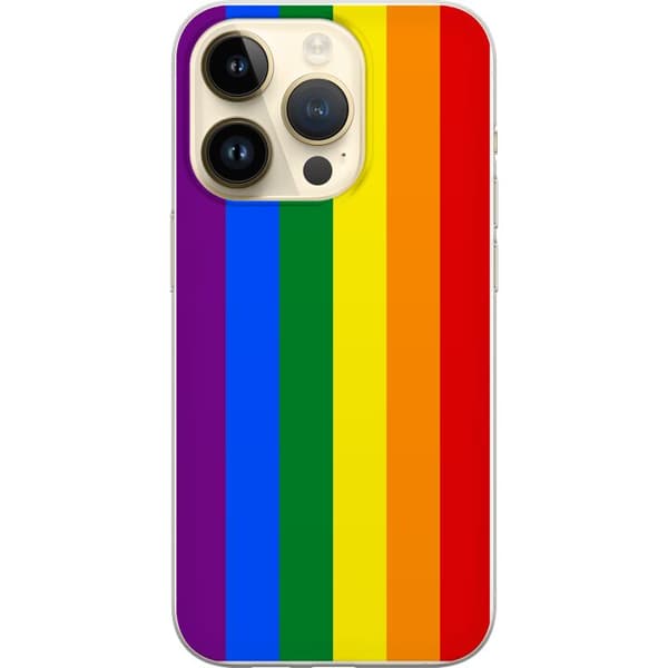 Kompatibelt Mobilskal till Apple iPhone 14 Pro Pride Flagga