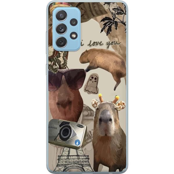 Kompatibelt Mobilskal till Samsung Galaxy A52 5G Capybara