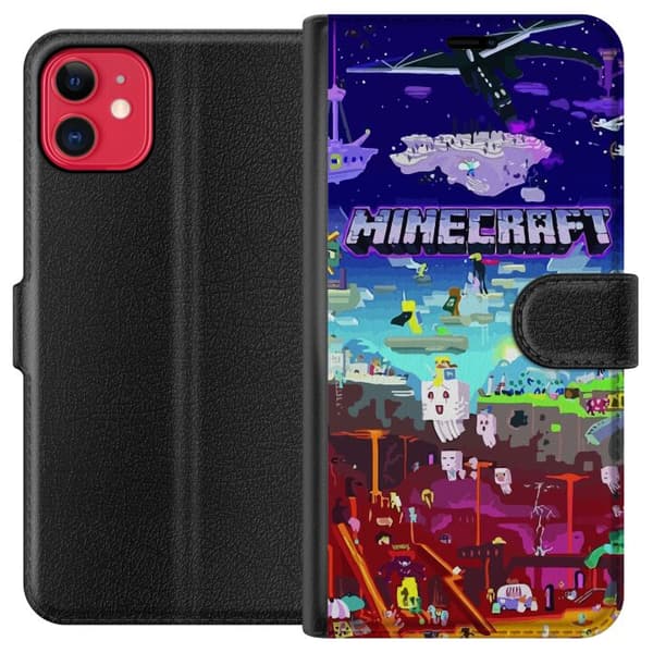 Kompatibelt Lommeboketui til Apple iPhone 11 Minecraft