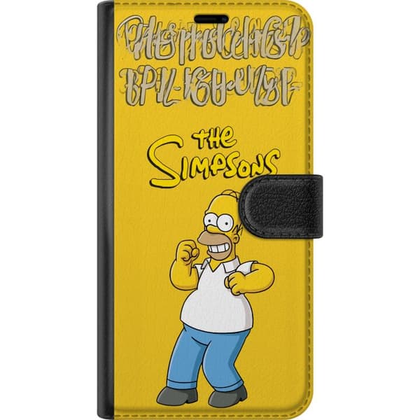 Kompatibel Tegnebogsetui til Google Pixel 11 Pro Homer Simpson i klassisk positur mod gul baggrund