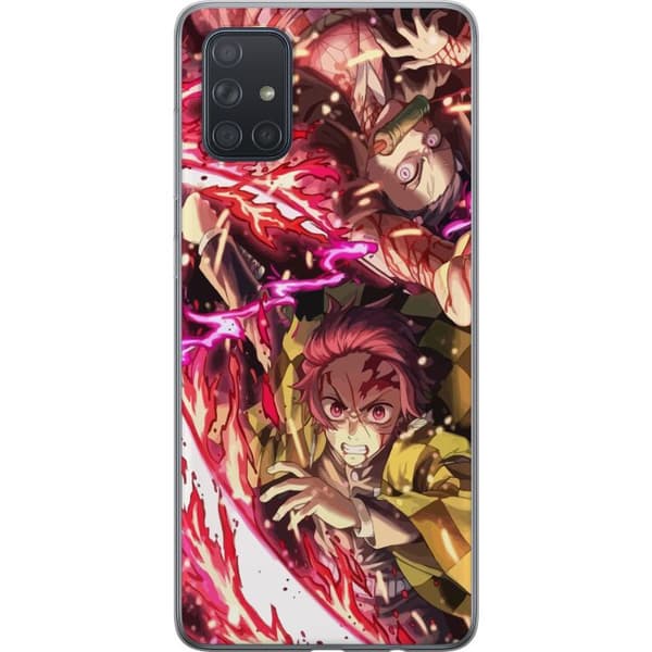 Kompatibelt Mobildeksel til Samsung Galaxy A71 Demon Slayer