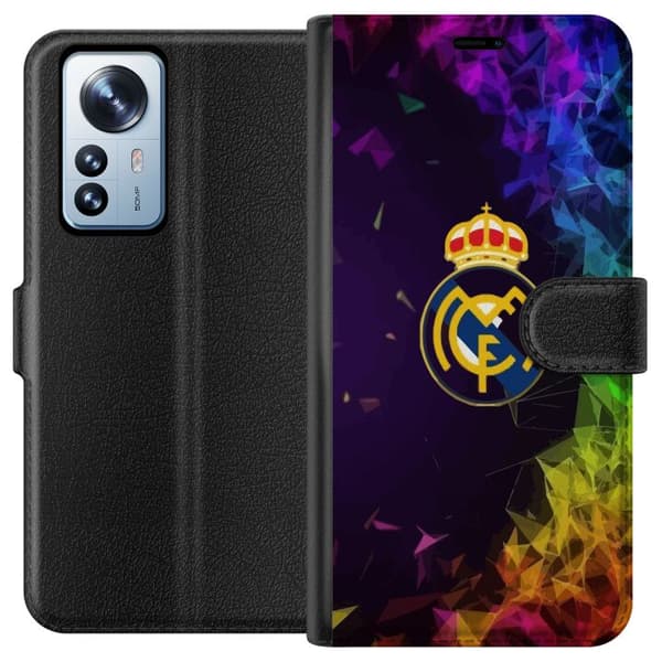 Kompatibel Tegnebogsetui til Xiaomi 12 Pro Real Madrid