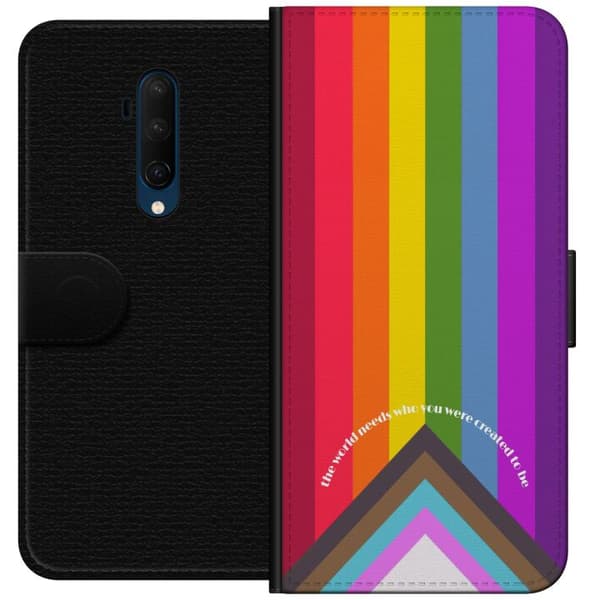 Kompatibelt Plånboksfodral till OnePlus 7T Pro Hej världen!
