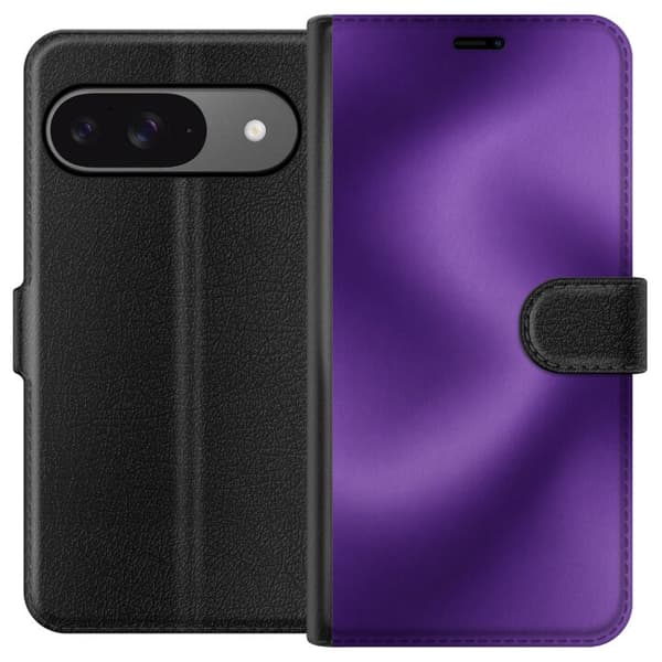 Kompatibel Tegnebogsetui til Google Pixel 9 Pro Lilla bevægelse