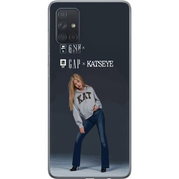 Kompatibelt Mobildeksel til Samsung Galaxy A71 KATSEYE blond modebild
