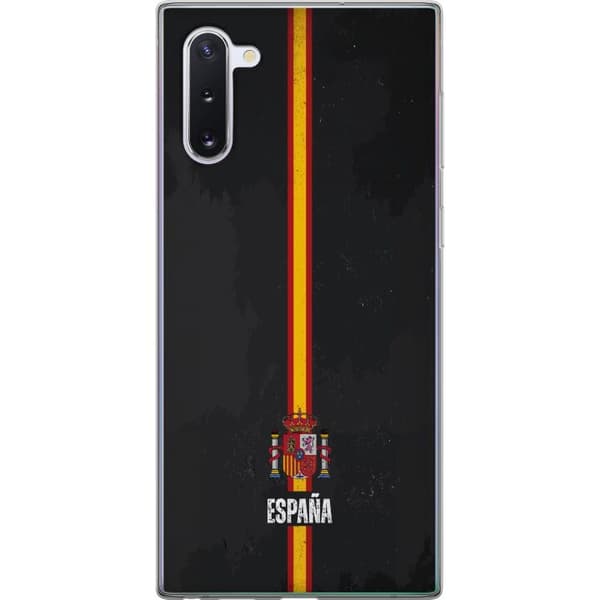 Kompatibelt Mobildeksel til Samsung Galaxy Note10 Stilig design med Spanias flagg