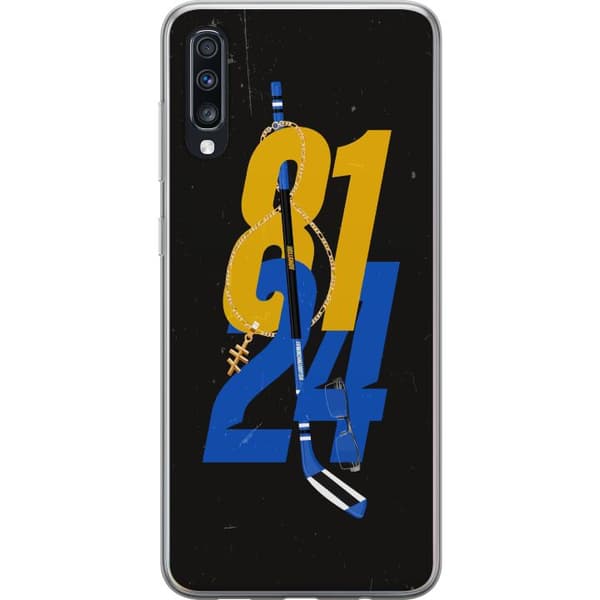 Kompatibelt Mobildeksel til Samsung Galaxy A70 Hockeynummer med klubba
