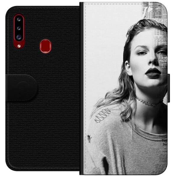 Kompatibelt Plånboksfodral till Samsung Galaxy A20s Taylor Swift