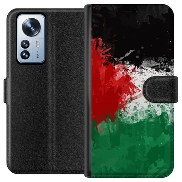 Kompatibelt Plånboksfodral till Xiaomi 12 Pro Palestina