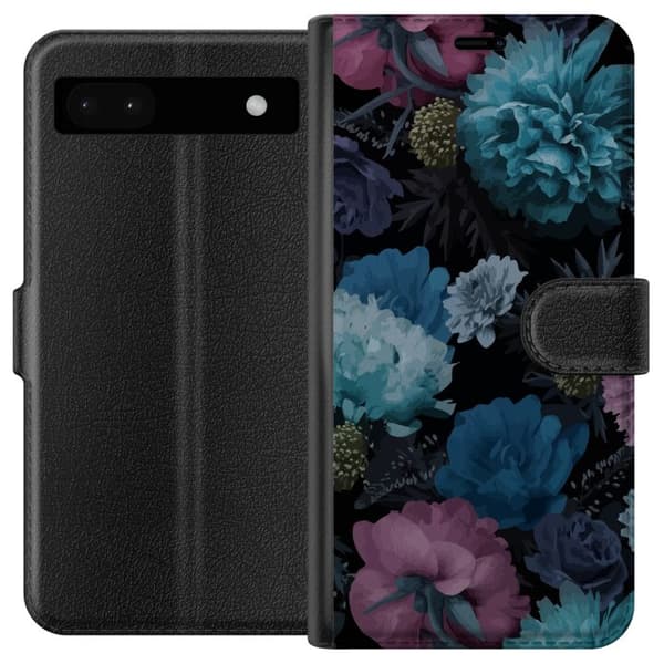 Yhteensopiva Lompakkokotelo Google Pixel 6a Kukat