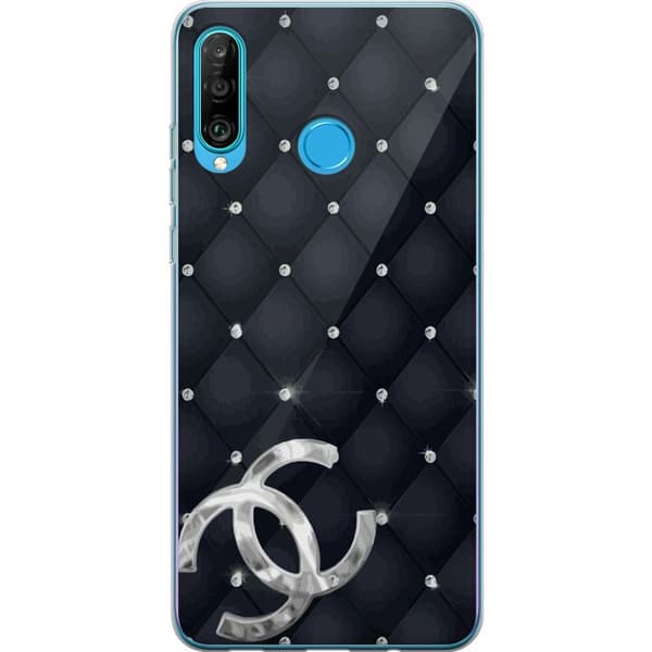 Kompatibelt Mobilskal till Huawei P30 lite CC Diamanter