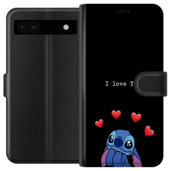 Kompatibel Tegnebogsetui til Google Pixel 6a Stitch Kærlighed