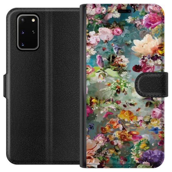 Kompatibelt Plånboksfodral till Samsung Galaxy S20+ Blommor