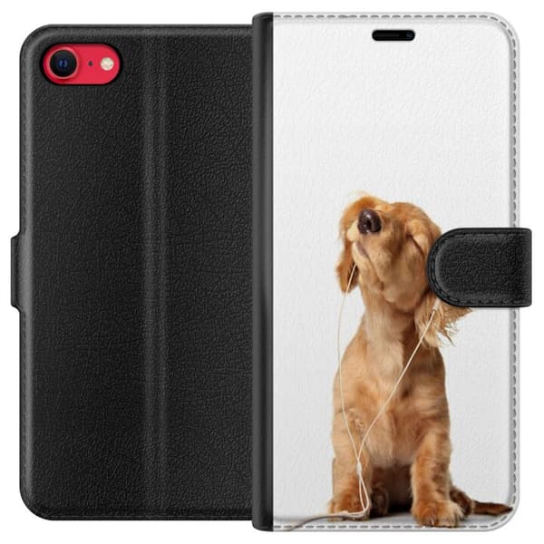 Kompatibelt Plånboksfodral till Apple iPhone SE (2020) Hund