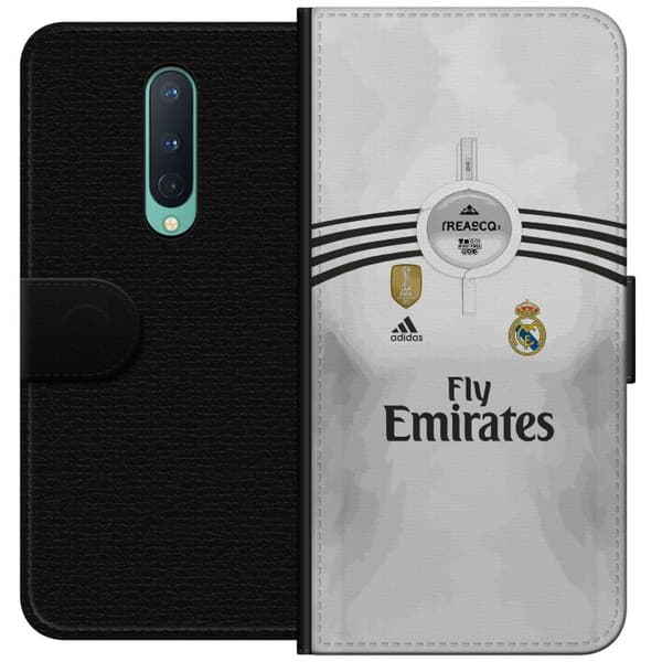 Kompatibelt Plånboksfodral till OnePlus 8 Vit fotbollströja
