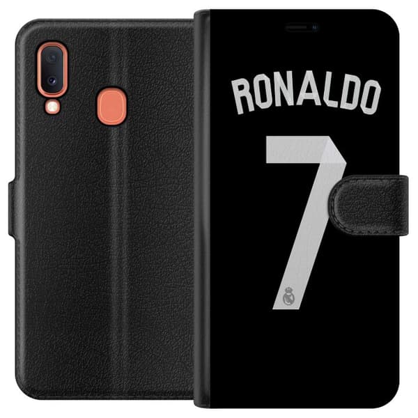 Kompatibelt Lommeboketui til Samsung Galaxy A20e Ronaldo