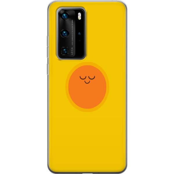 Kompatibelt Mobilskal till Huawei P40 Pro Sovande solfigur