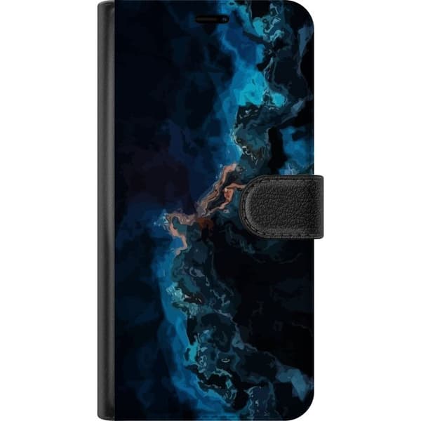 Kompatibel Tegnebogsetui til Samsung Galaxy S23+ Galakse Marmor