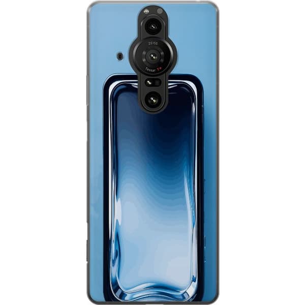 Kompatibelt Mobildeksel til Sony Xperia Pro-I Blå glaseffekt