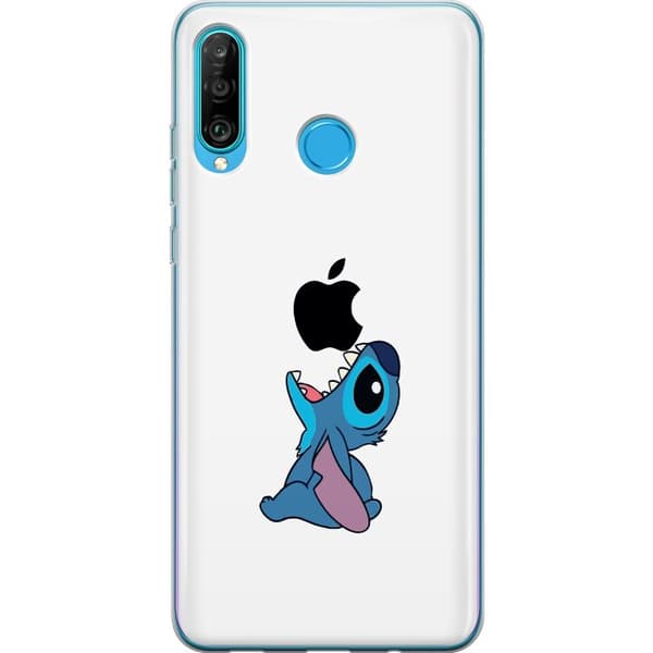Kompatibelt Mobilskal till Huawei P30 lite Stitch Apple