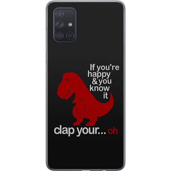 Kompatibelt Mobildeksel til Samsung Galaxy A71 Dinosaur
