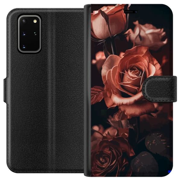 Kompatibelt Plånboksfodral till Samsung Galaxy S20+ Blommor