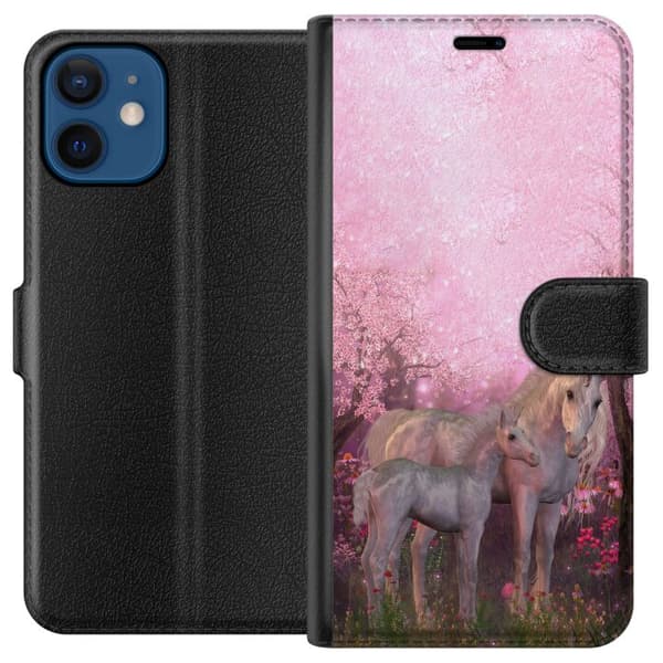 Kompatibel Tegnebogsetui til Apple iPhone 12 mini Enicorn
