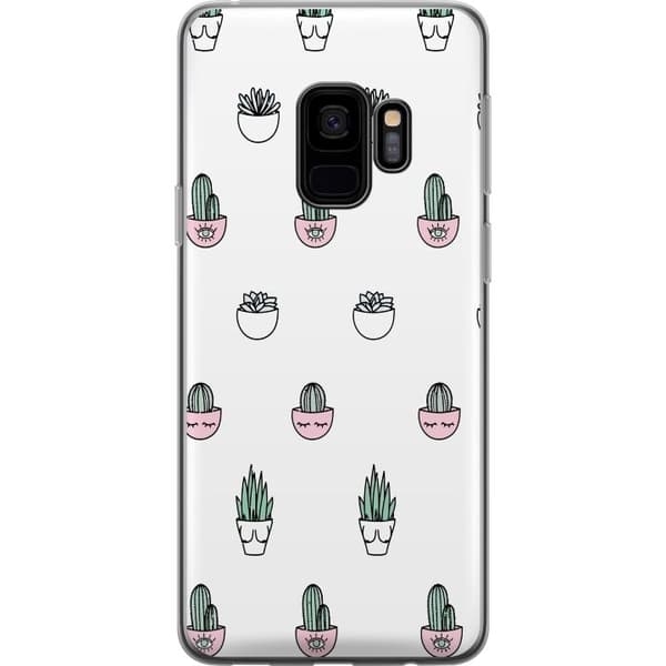 Kompatibelt Mobildeksel til Samsung Galaxy S9 Kaktus Mönster