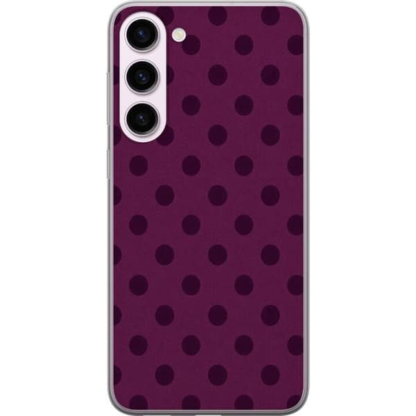 Kompatibelt Mobilskal till Samsung Galaxy S23+ Plum Dots