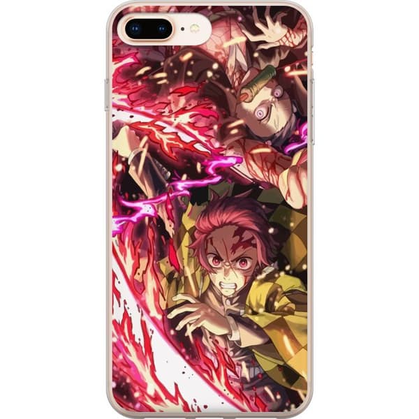 Kompatibelt Mobildeksel til Apple iPhone 8 Plus Demon Slayer
