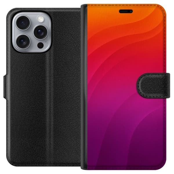 Yhteensopiva Lompakkokotelo Apple iPhone 16 Pro Max Sunset Waves