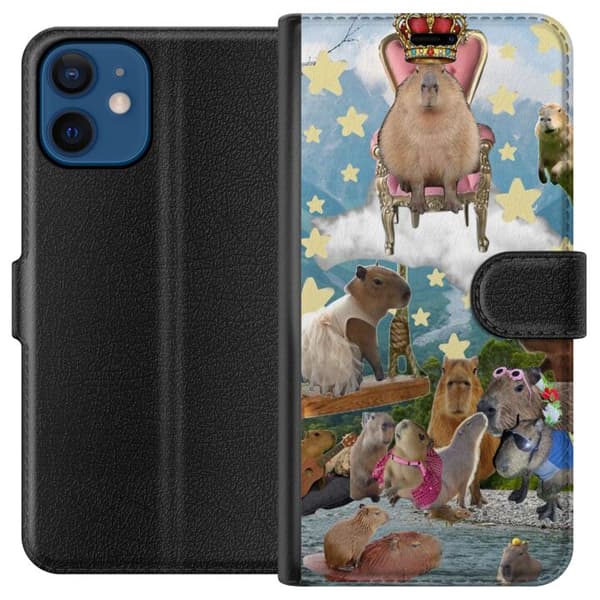 Kompatibelt Lommeboketui til Apple iPhone 12 Capybara