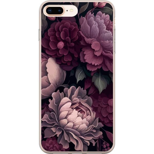 Kompatibelt Mobildeksel til Apple iPhone 8 Plus Blommor