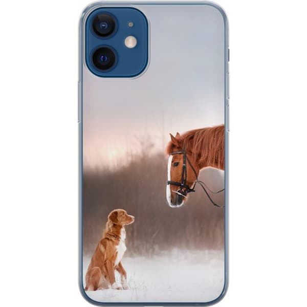 Kompatibel Mobilcover til Apple iPhone 12 mini Hest & Hund