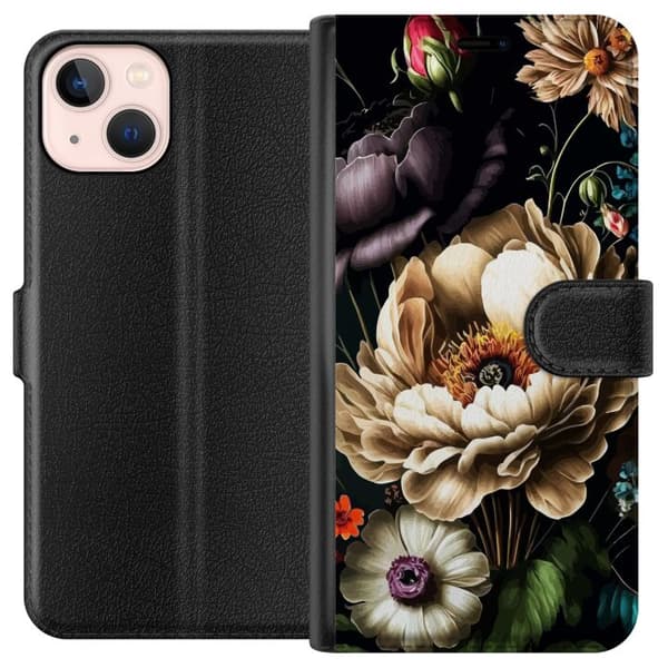 Kompatibelt Plånboksfodral till Apple iPhone 13 mini Blommor
