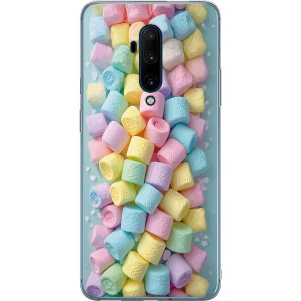 Kompatibelt Mobilskal till OnePlus 7T Pro Söt godisdesign med marshmallows