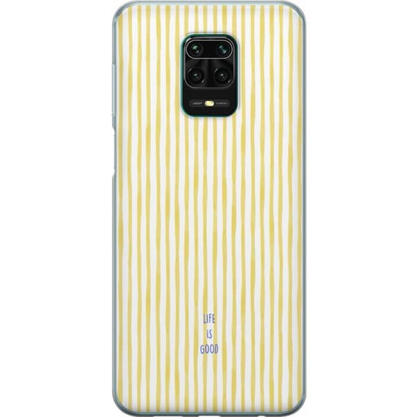 Kompatibel Mobilcover til Xiaomi Redmi Note 9 Pro Rent design med bløde akvarelstriber